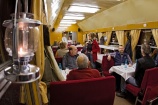 Étterem "vonat-hotelben"