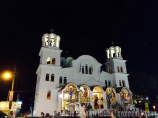 Paralia templom éjjel